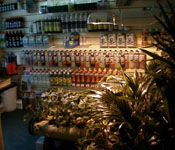 The demo Aeroponic 24 system and the bottled nutrients.